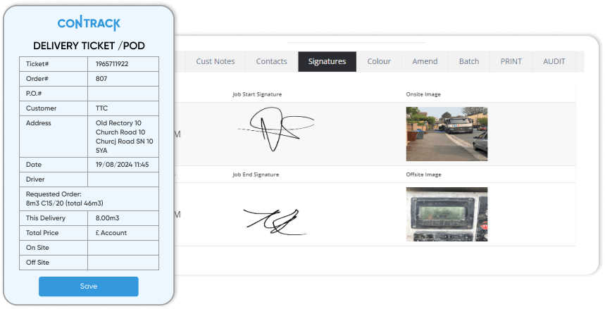 Contrack Admin Panel